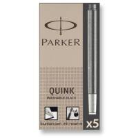 Parker S0116260 Tintenpatrone, 5-er Pack, schwarz