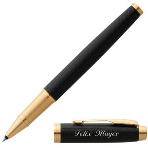 PARKER Schreibset IM PREMIUM mit Gravur Tintenroller und Kugelschreiber mit Geschenk-Etui - Farbe wählbar