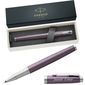 PARKER Tintenroller IM PREMIUM Collection mit Laser-Gravur - Farbe wählbar