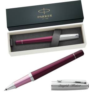 PARKER Tintenroller URBAN PREMIUM Dark Purple C.C. 1931570 mit persönlicher Laser-Gravur