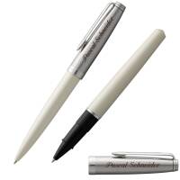 WATERMAN Schreibset EMBLEME Tintenroller und Kugelschreiber mit persönlicher Laser-Gravur - Farbe wählbar: