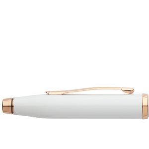 CROSS Kugelschreiber CENTURY II Perlweiß mit persönlicher Laser-Gravur Perlweiß mit rosegoldfarbenen Beschläge