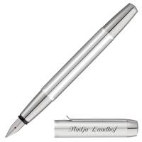Pelikan Schreibset PURA mit persönlicher Laser-Gravur Kugelschreiber und Füllfederhalter aus Aluminium - Farbe wählbar