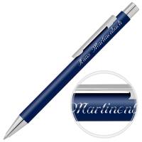Cadenis Metall Kugelschreiber STRAIGHT SI mit persönlicher Hochglanz-Gravur - Farbe wählbar