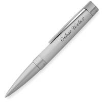 STAEDTLER Premium Schreibset Initium Metallum mit persönlicher Laser-Gravur Kugelschreiber und Füllfederhalter Aluminium natur eloxiert
