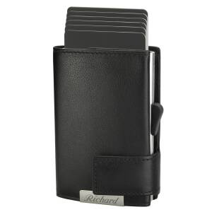 Cadenis Slim Wallet mit Laser-Gravur RFID-Schutz für...