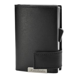 Cadenis Slim Wallet mit Laser-Gravur RFID-Schutz für...