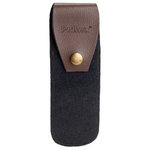 Pulltex Leder-Etui mit Druckknopf braun 150 x 50 mm für Kellnermesser
