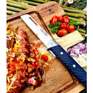 Steakchamp Outdoor-Messer BBQ Master Klappmesser personalisiert mit Ihrer Laser-Gravur