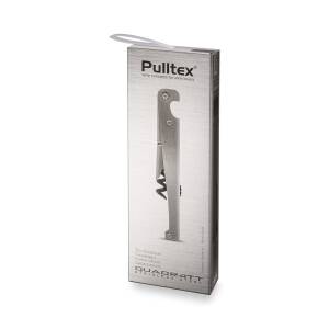 Pulltex Sommeliermesser Quadratt personalisiert mit Laser-Gravur Edelstahl Doppelhebel-Korkenzieher
