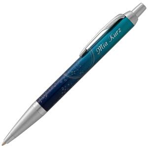 PARKER Kugelschreiber IM PREMIUM Collection mit persönlicher Laser-Gravur - Farbe wählbar - Last Frontier Submerge Blue C.C. 2152991