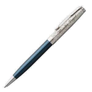 Parker Kugelschreiber Sonnet Premium Collection mit Laser-Gravur - Farbe wählbar: - Metal Blue G.T. 2119649