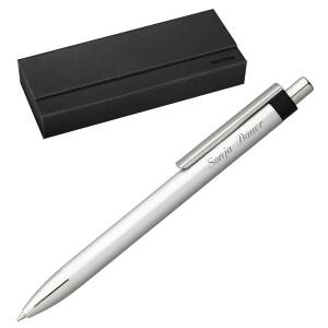Senator Kugelschreiber Polar mit Laser-Gravur und Geschenk-Etui - Farbe wählbar - - silber