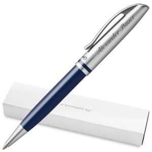Pelikan Kugelschreiber JAZZ CLASSIC mit persönlicher Laser-Gravur - Farbe wählbar - Dunkelblau