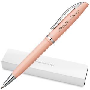 Pelikan Kugelschreiber JAZZ ELEGANCE personalisiert mit Ihrem Namen - Farbe wählbar - Pastell Apricot