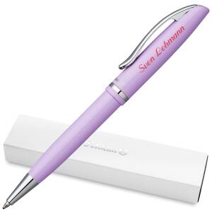 Pelikan Kugelschreiber JAZZ ELEGANCE personalisiert mit Ihrem Namen - Farbe wählbar - Pastell Lavendel