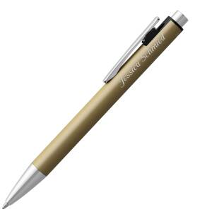 Pelikan Kugelschreiber SNAP mit Laser-Gravur Aluminium - Farbe wählbar - metallic gold