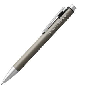Pelikan Kugelschreiber SNAP mit Laser-Gravur Aluminium - Farbe wählbar - metallic platin