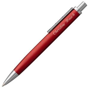STAEDTLER Kugelschreiber Triplus mit persönlicher Laser-Gravur - Farbe wählbar - 444 W Rot