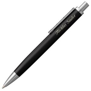 STAEDTLER Kugelschreiber Triplus mit persönlicher Laser-Gravur - Farbe wählbar - 444 W Anthrazit