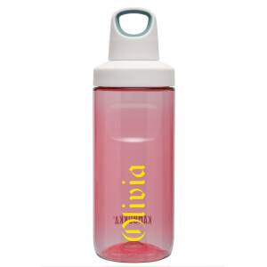 Kambukka Trinkflasche Reno 500ml farbig personalisiert mit Namen | Twist-Deckel | Wasserflasche aus Tritan BPA-frei auslaufsicher - Strawberry Ice