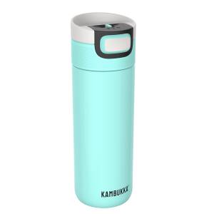 Kambukka Thermobecher Etna 500ml personalisiert mit Rund-Gravur | 3 in 1 Snapclean®-Deckel auslaufsicher | Kaffee- und Tee-Becher to go aus Edelstahl isoliert - Gletcher
