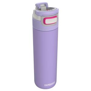 Kambukka Thermosflasche Elton Insulated 600ml personalisiert mit Rund-Gravur | 3 in 1-Deckel Snapclean® auslaufsicher | Sport-Flasche to go aus Edelstahl isoliert - Digital Lavender